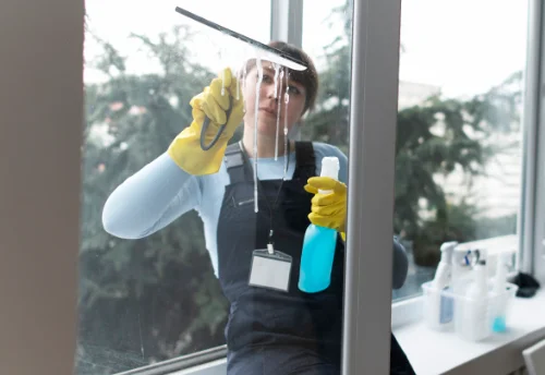 Nettoyage de vitres intérieures et extérieures à Nibelle